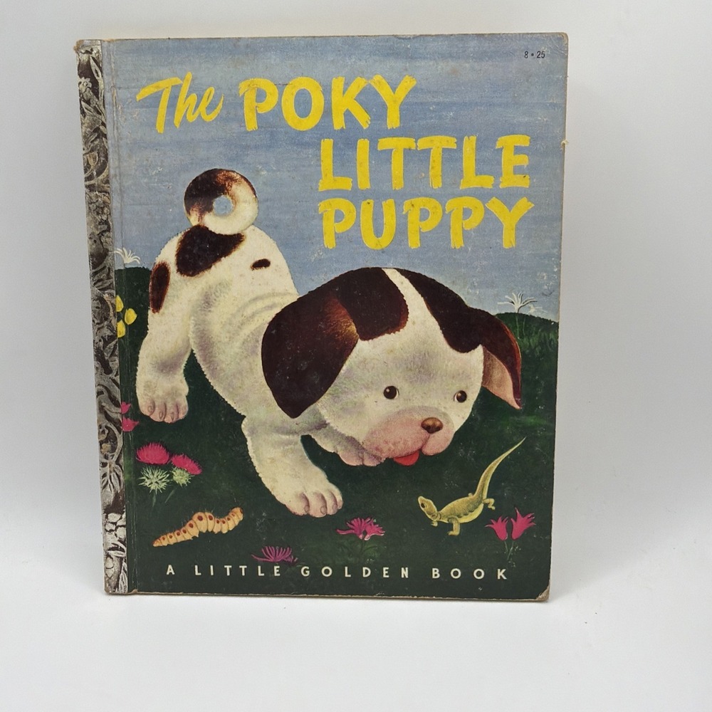 Vintage 1942 The Poky Little Puppy Little Golden Book by  Janette Sebring Lowrey